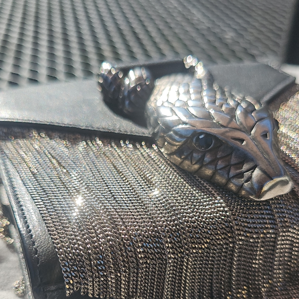 Saint Laurent Snake Crossbody Clutch - Picture 7 of 13